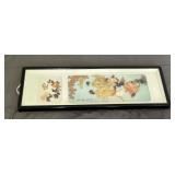 Vintage Asian 3D shell and mother-of-pearl