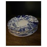 Blue Mikado Plates
