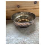 Vintage silver plated serving bowl