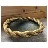 Decorative Bowl with Twisted Rope