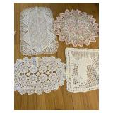 Vintage Crochet Doily Lot