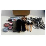 Shoe Shiner Set w/ Wood Case