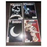 (4) Assorted Moon Knight Comics