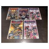 (5) 1990s Youngblood Comic Books