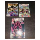 (3) Hercules Comic Books