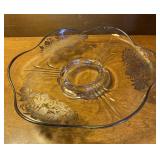 Vintage Glass Serving Plate