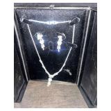 Vintage rhinestone formal evening jewelry set