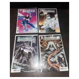 (4) Assorted Moon Knight Comics