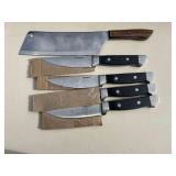 Stainless steel kitchen knives