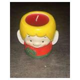 Vintage 1970s Gurley Christmas Pixie Elf Candle