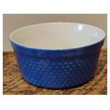 Blue ceramic ramekin