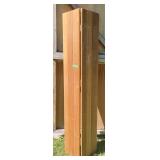 Vintage vertical folding panel door W 22'Wx76.25H