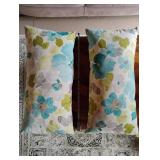 Flower Print Pillows