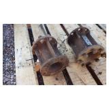 2-Axel extensions 8'Wx 8'T, 8 bolt