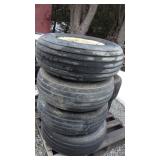 4- Implement tires 11L-15SL, 8ply