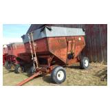 J&M Gravity wagon appr 275BU w/ metal bin ext