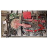 Misc planter parts, axel, battery box cover