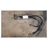 Hydraulic hose quick connect for Case IH combine