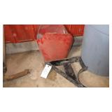 Grain auger saddle & misc auger snout & screen