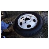 2-Firestone wagon tires 7.50-20, 5 bolt , 10ply