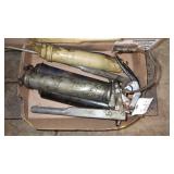 4 Asst manual grease guns