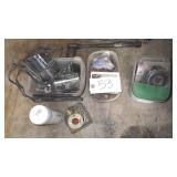 Misc parts, coiled nails, misc screws