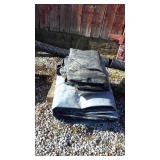 2- Various size tarps