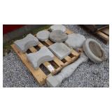 Asst Concrete lawn ornaments