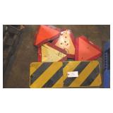 4 asst SMV signs & 1 safety sign