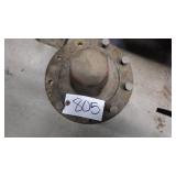 2- wheel assemblies 9bolt appr 10' hub