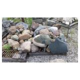 2 broken skids of smaller stones