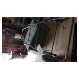 Ground cover green shopping cart