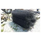5- Used black chain link fence various lengths