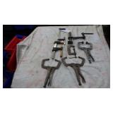 3-vice clamp, C-clamp, adjustable C-clamp