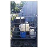 on skid appr 48'x40'x46' metal cage includes