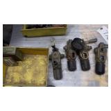 Used Control valves, sprayer nozzle connectors
