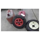 5 Gal gas can, 3 Gal gas can &