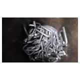 U-bolts various sizes appr 2' appr 25