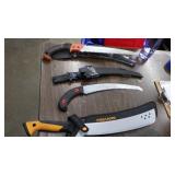 Tree pruners, Fiskers trimming utility knife,