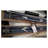2- Folding saw horses 40' w/ Wooden plank on top