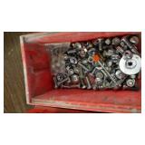 Various size nuts & bolts, & plastic bulkheads