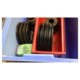 2- 3 belt pulley, 1-2 belt pulley, bushings