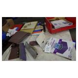 Misc sandpaper & sanding block