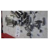 Various sockets & hex closed wrenches