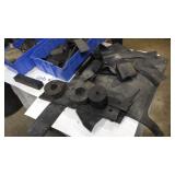 Asst rubber pads, rubber mounts, rubber bumpers