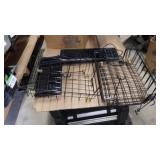 Office trays, keyboard, mouse, wire baskets &