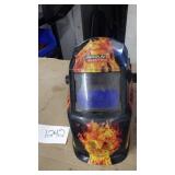 Lincoln Electric Welding helmet w/skull & flames