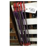 6 lift straps w/buckles& threaded tow ring