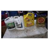 oil, antifreeze, compressor oil
