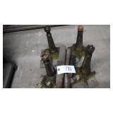 4- bolt on axle, 6- axles